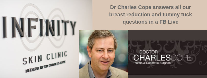 Before & After questions for breast reduction and tummy tuck with Dr Charles Cope